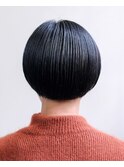 マッシュショート#黒髪#耳掛けショート#くびれショート#ボブ