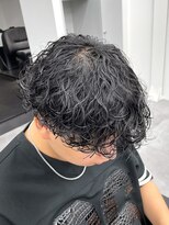 ノイセル 心斎橋(Noisyle)&nbsp;guest snap　刈り上げ前下がりマッシュ×波巻きパーマ