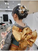着付け、アップへアセット
