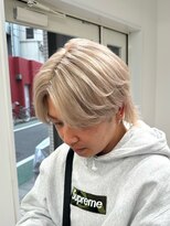 エゴ 池袋(EGO)&nbsp;ホワイトベージュ/センターパートウルフ