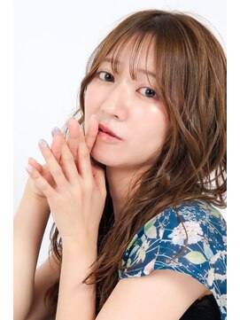 ヘアサロン ナノ(hair salon nano) 透明感あるベージュで巻き髪柔らかスタイル♪