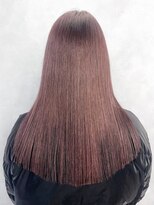 アイティーバイアルバム 北千住店(IT by ALBUM)&nbsp;ピンクヘアー秋色透明感カラーくすみベージュ_ba500271