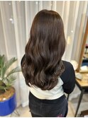 ブリーチなしダブルカラー◯オリーブブラウン