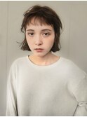 ブリーチなしカラー ボブ
