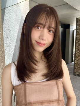 ローネス(LONESS) マロンベージュ/ロングレイヤー/レイヤーカット