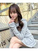 ベージュブラウン　透明感カラー　艶髪　ケアストレート　YUKI