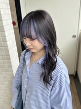 ユウル 横浜(juhl.) アイスブルーインナーカラーケアブリーチダブルカラー横浜横浜駅
