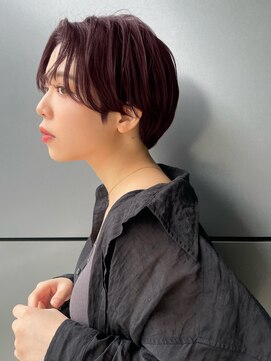 トルネード(TORNADO) 似合わせ前髪なしセンターパートハンサムショート t83