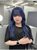 ネイビーブルー  しまゆーハイトーン