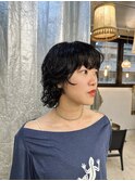 【ステップボーンカット】癖毛カット/ショートウルフ