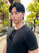 メリケンビューティーパーラー コウベ(MERICAN BEAUTY PARLOR KOBE) メンズカット センターパート