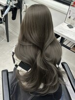 アマトウキョウスマートサロン(AMA TOKYO×Smart Salon) オリーブグレージュ アッシュグレージュ 透明感カラー