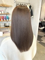 シェル 津山の手店(shel)&nbsp;10代20代髪質改善ナチュラルブラウン艶カラー