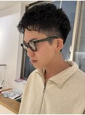 アクティブショート メンズショートパーマ