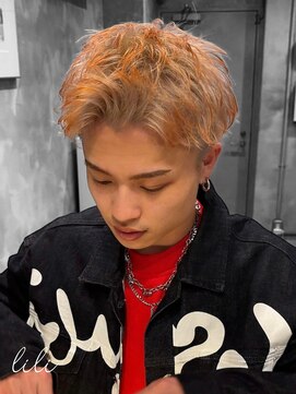 アンドメゾンオム(&Maison. homme) 【スパイキーショート×デザインカラー】加古川/ハイトーン/