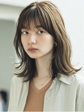 ダル 渋谷/表参道(DAL.) ハッシュカットミディアムレイヤーシャギー韓国ヘア