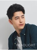 #メンズ#ニュアンスパーマ刈り上げショートアップバング似合わせ