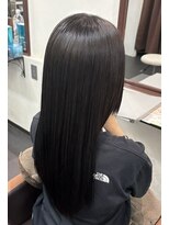 レリンク バイ コッミナム(LeLink by COMiNUM)&nbsp;縮毛矯正×暗めグレージュ