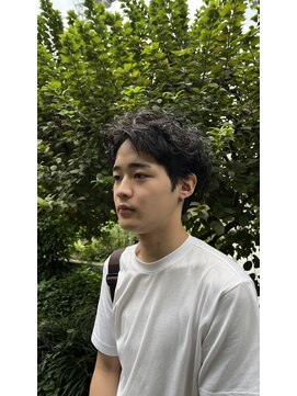 ヴァンシィー(VANCY) フェザーショート×ニュアンスパーマ【仙台】