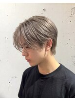 エルシスヘアー(Lc's Hair) センターパート×ミルクティーベージュ