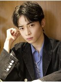 men's/フェザーパーマ/ナチュラルツーブロック/ダウンバング0701
