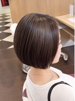アース 郡山コスモス通り店(HAIR&MAKE EARTH)&nbsp;ナチュラルブラウンの艶髪ボブ