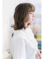 ミック ヘアアンドビューティー 大山店(miq  Hair&Beauty)&nbsp;ハーフ顔作る★くせ毛風カール×3Dカラー
