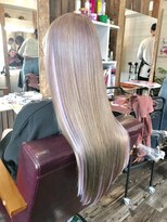 リリー シブヤ(Lilly shibuya)&nbsp;【Lilly渋谷】#ミルクティー #グレージュ #エクステ #ハイライト