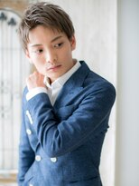 モッズヘア メン 上尾東口店(mod's hair men) ≪mod's men≫外国人風カラーで!格上げサイドパートショートA