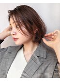【GARDEN 田中麻由】小顔ブランジュショートボブラベージュ