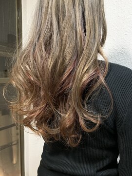 ディー エメ(D-aimer-) ハイトーン+ピンクインナーでグラデ風に☆