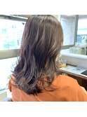 ハイライト×ラベンダーグレージュ　【福岡聖容】