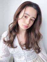 アイティー バイ アルバム 浦和店(IT by ALBUM) ラフウェーブロング_ココアブラウンフリンジウェーブ_37479