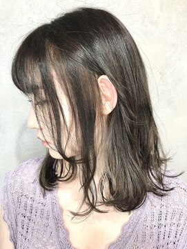 セシルヘアー(CECIL hair) イヤリングカラー×耳掛けスタイル