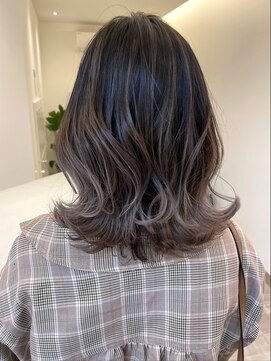 フェーディン(fa/din) シアグレージュ×ハイライトバレイヤージュ