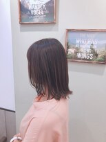 レム 山形1号店(REM) ピンクベージュ/ミディアムヘアー