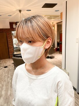 コース(CORS) 【CORS高崎】マッシュショート 耳かけ丸みひし形 ショートボブ