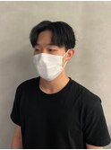 韓国風!ツーブロックセンターパート×コンマヘア【新大阪】