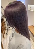 ラベンダーカラー/ペールパープル/ダブルカラー/韓国ヘア/諏訪