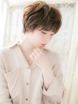 モッズ ヘア 福岡姪浜店(mod's hair) mod's姪浜ステップボーンカットくせ毛風ショートマッシュパーマg