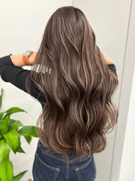 ジルブラン 横浜関内(JIL BLAN) ミルクティーベージュダブルカラーハイライトバレイヤージュ