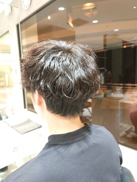 アヴァンスクロス あべのルシアス店(AVANCE. CROSS) メンズマッシュ×波パーマ