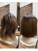 髪質改善ストレート