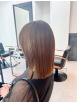 ネオリーブ クーロ(Neolive curro)&nbsp;小顔タッセルボブ×美髪[ぱつっとボブ/縮毛矯正/横浜韓国]