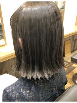 クラップス 杉田店(CLAPS) 切りっぱなしボブ/グレージュ/ベージュ/ストレート/ツヤ感
