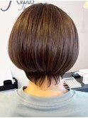 20代30代40代大人可愛い髪質改善カラーショートボブ透明感