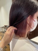 クラップス 杉田店(CLAPS)&nbsp;ボブ/インナーカラー/イヤリングカラー/ピンクカラー/ブリーチ