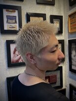 ヒロギンザ 大阪本店(HIRO GINZA)&nbsp;スパイキーショート×ブリーチ