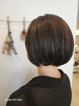 グロウス GROWTH ボブ×白髪ぼかし