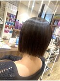 【泉 果穂】ぷつっとボブ×縮毛矯正♪